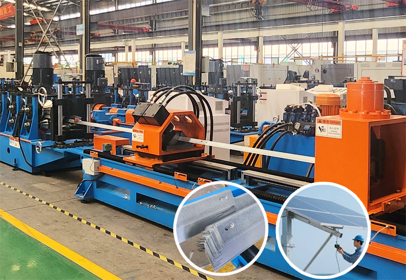 L-beam cold roll forming machine