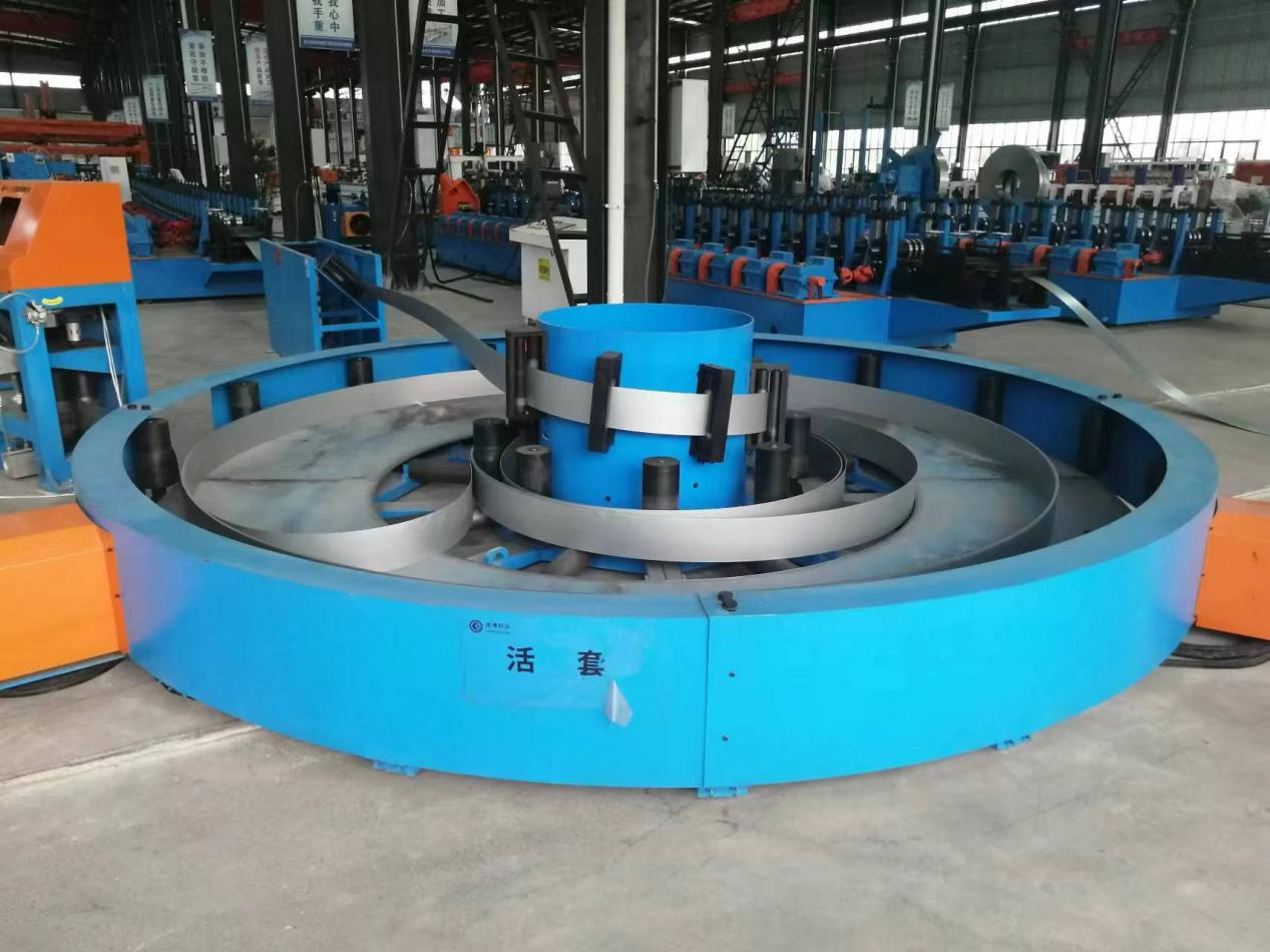 Strip steel non-stop storage unit